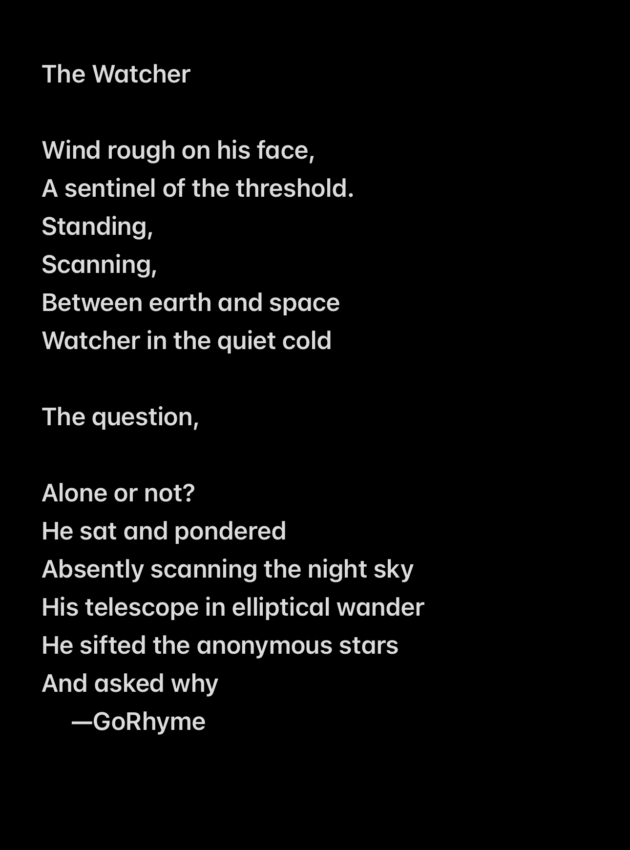 Poetry by Kelly Gray
